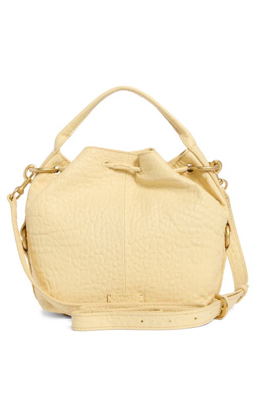 Vince Camuto Pippa Leather Bucket Bag In Yellow