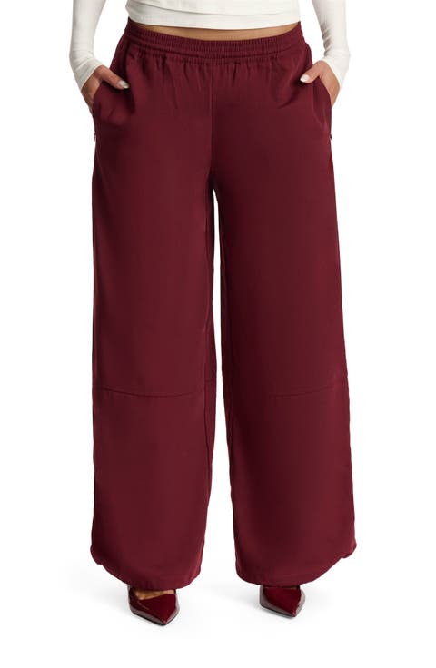 Wide Leg Track Pants