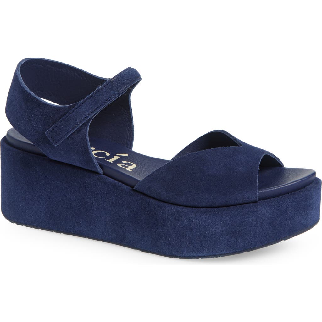 Shop Pedro Garcia Nirvana Platform Sandal In Marina Castoro