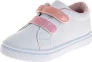 Laura Ashley Hook and Loop Girls' Casual Sneakers.