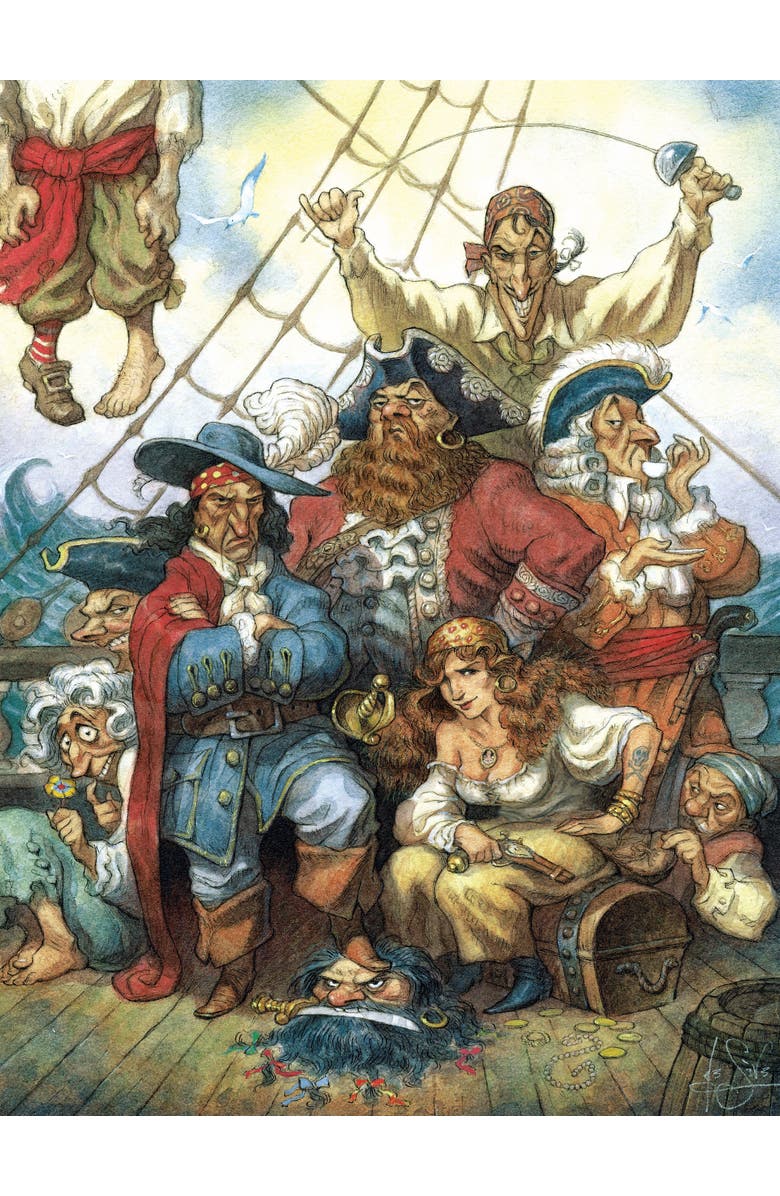 NEW YORK PUZZLE COMPANY A Pirate's Life 1000 Piece Puzzle, Alternate, color, NO COLOR