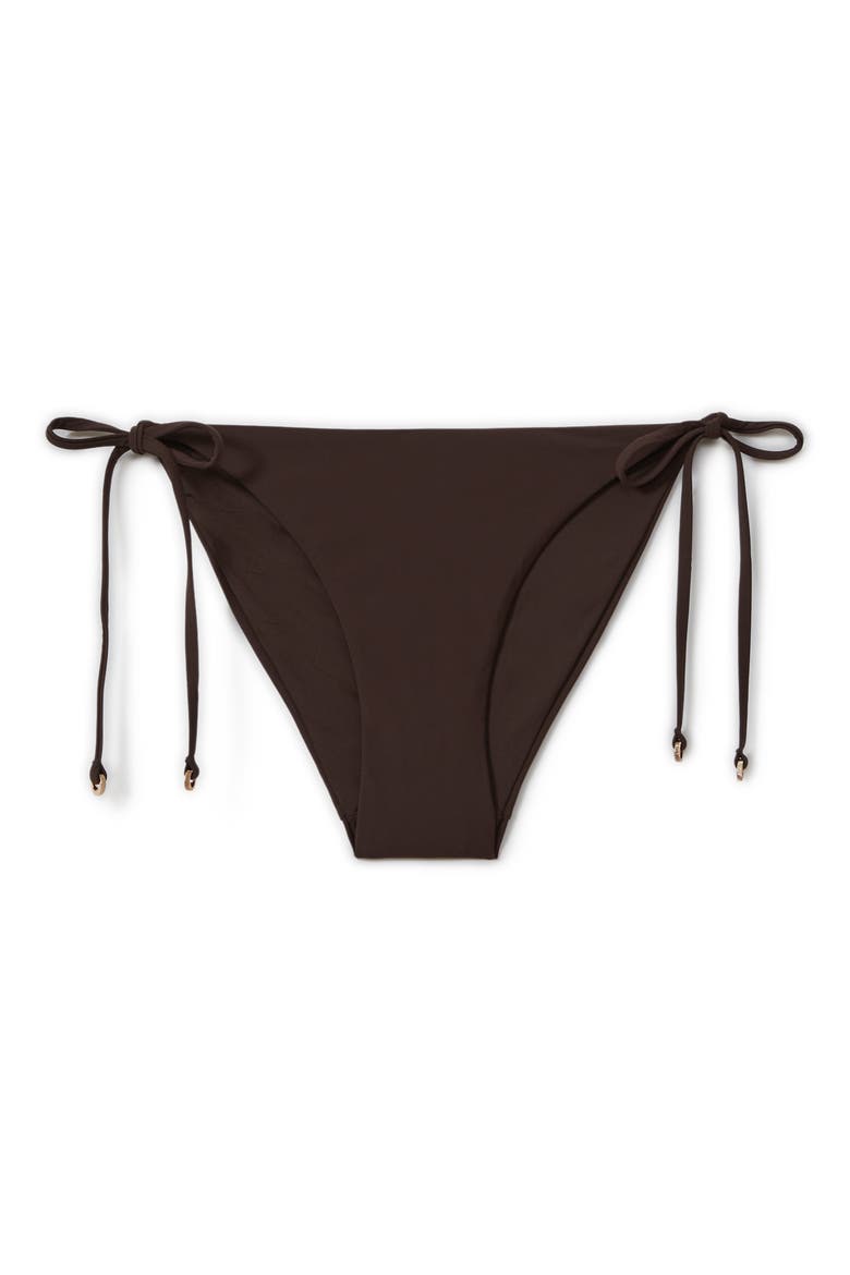 Riah Hipster Bikini Bottoms, Alternate, color, CHOCOLATE