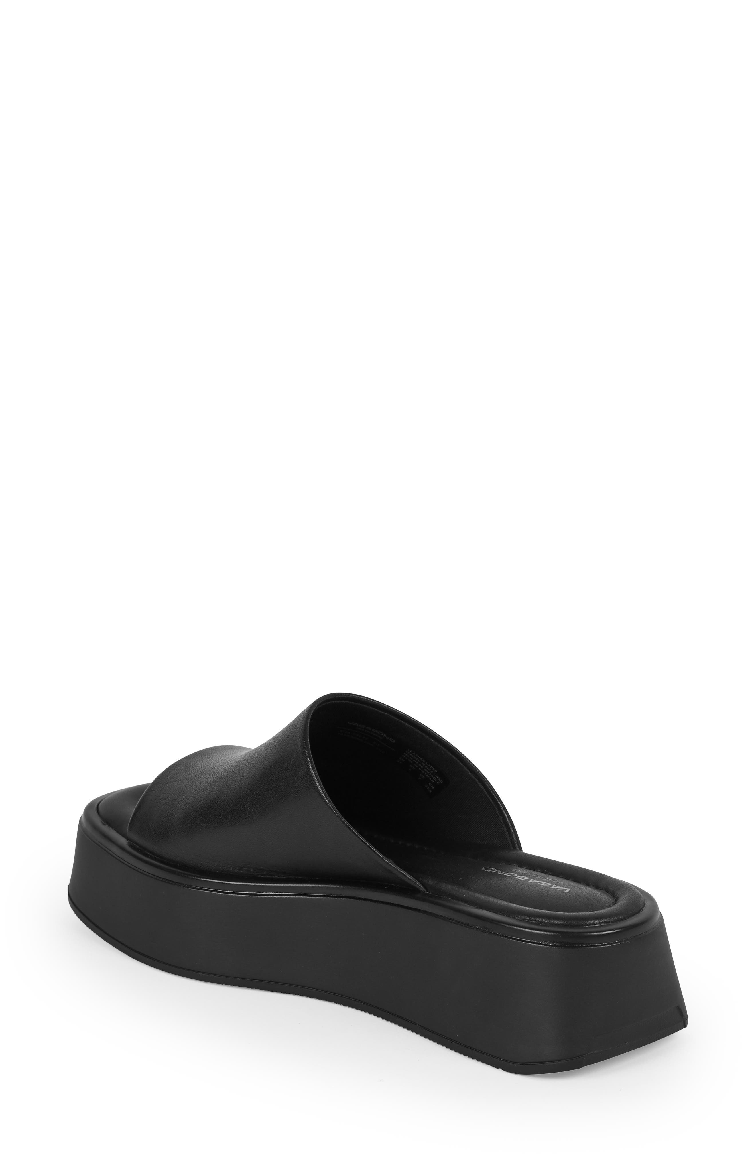 Vagabond Shoemakers Courtney Flatform Slide Sandal, Alternate, color, Black