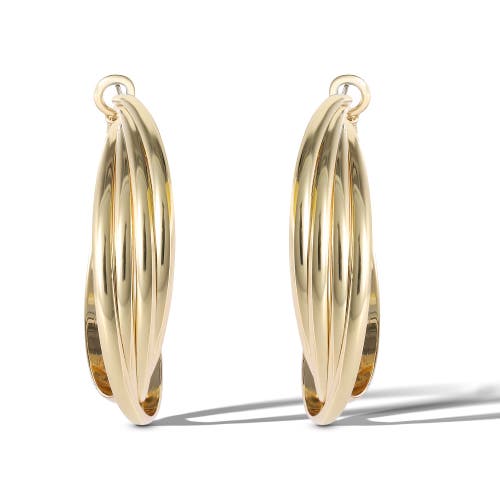 Jessica Simpson Elegant Hoop Earrings In Gold