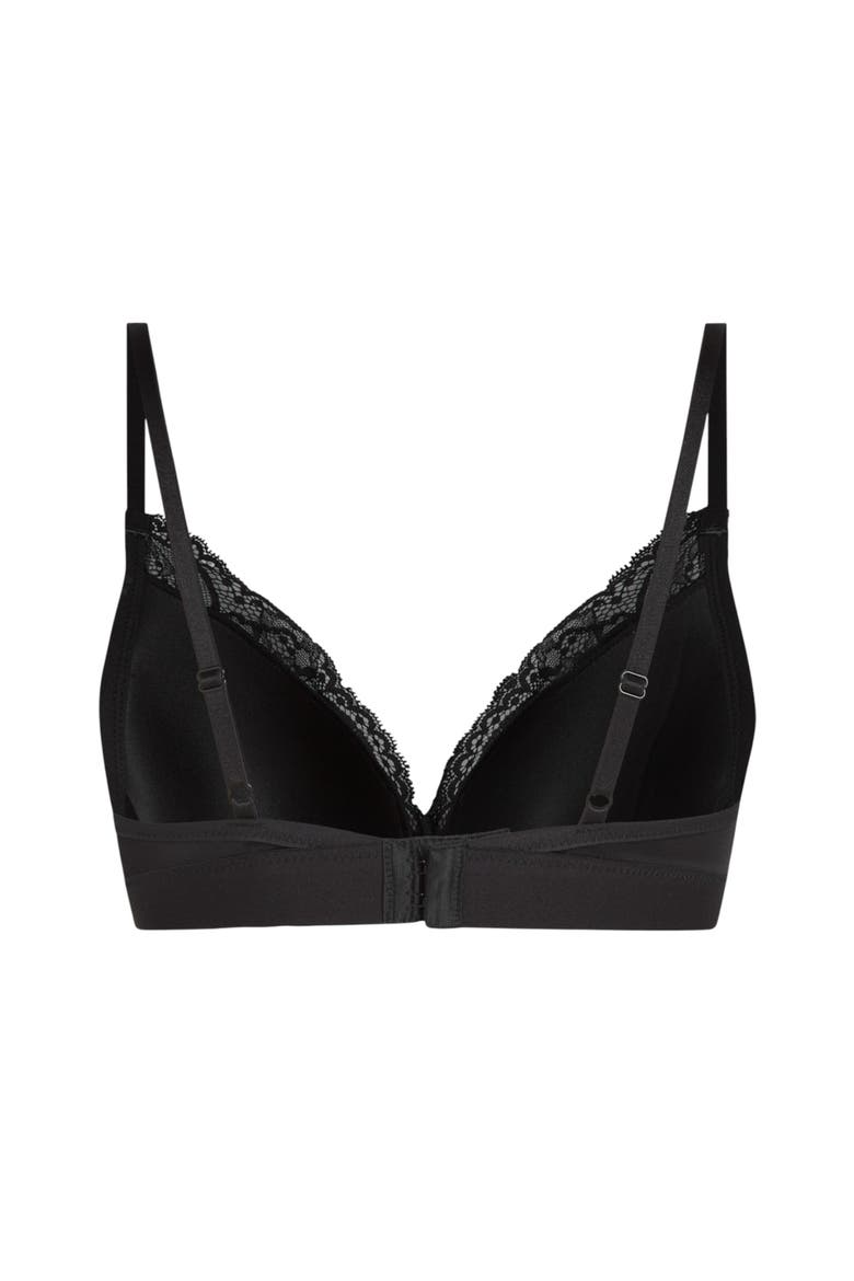 Sophie Padded Non-Underwired Bra, Alternate, color, Caviar