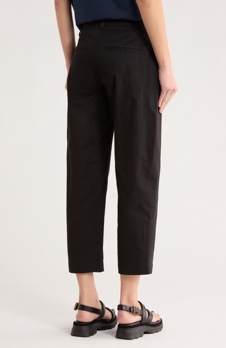 Vince Washed Crop Chino Pants, Alternate, color, Black