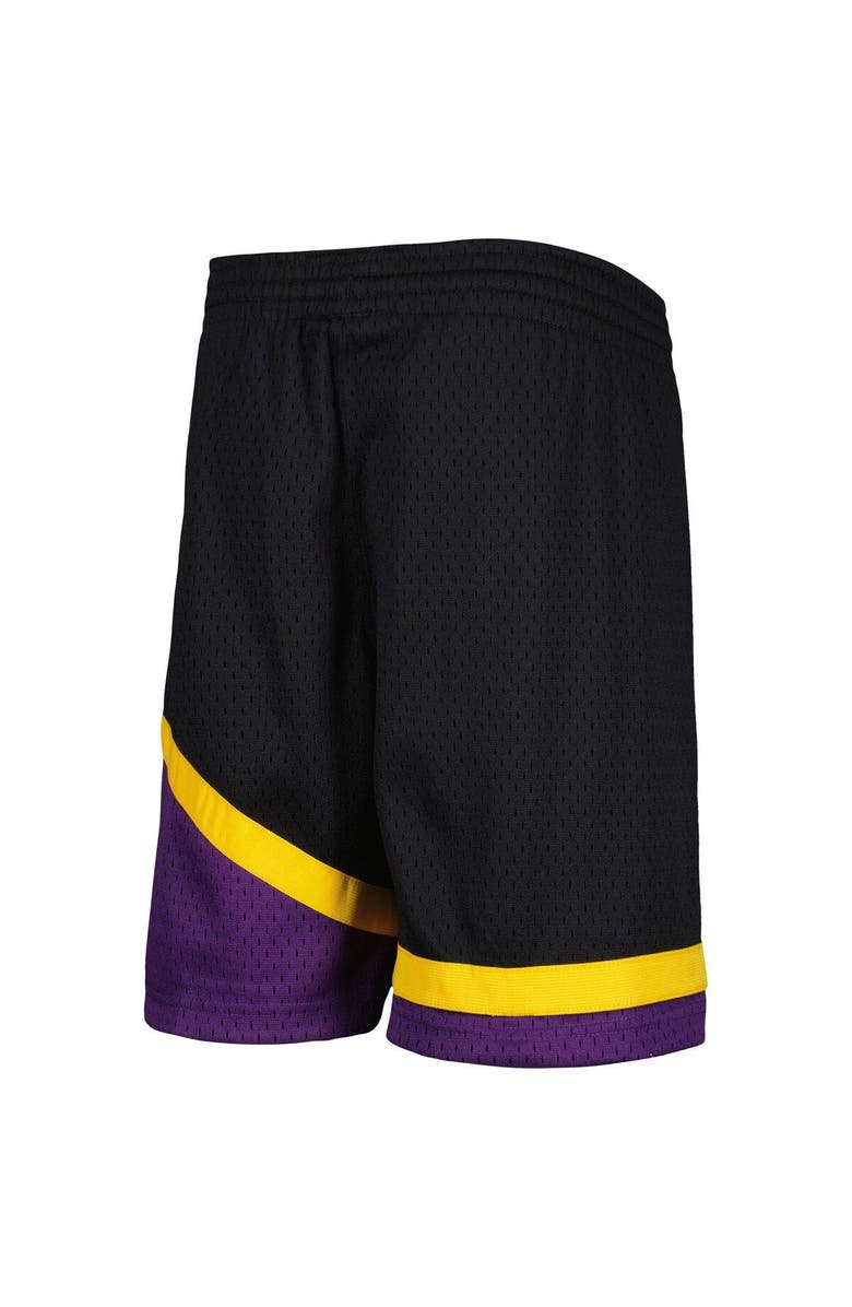 Mitchell & Ness Youth Mitchell & Ness Black Phoenix Suns 2001-02 Hardwood Classics Swingman Shorts, Alternate, color,