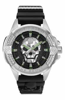 The $kull Silicone Strap Watch, 44mm