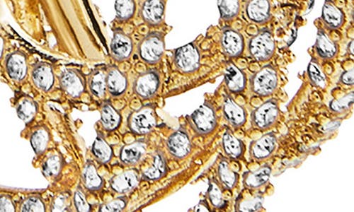 Baublebar Zia Rhinestone Open Hoop Earrings In Clear
