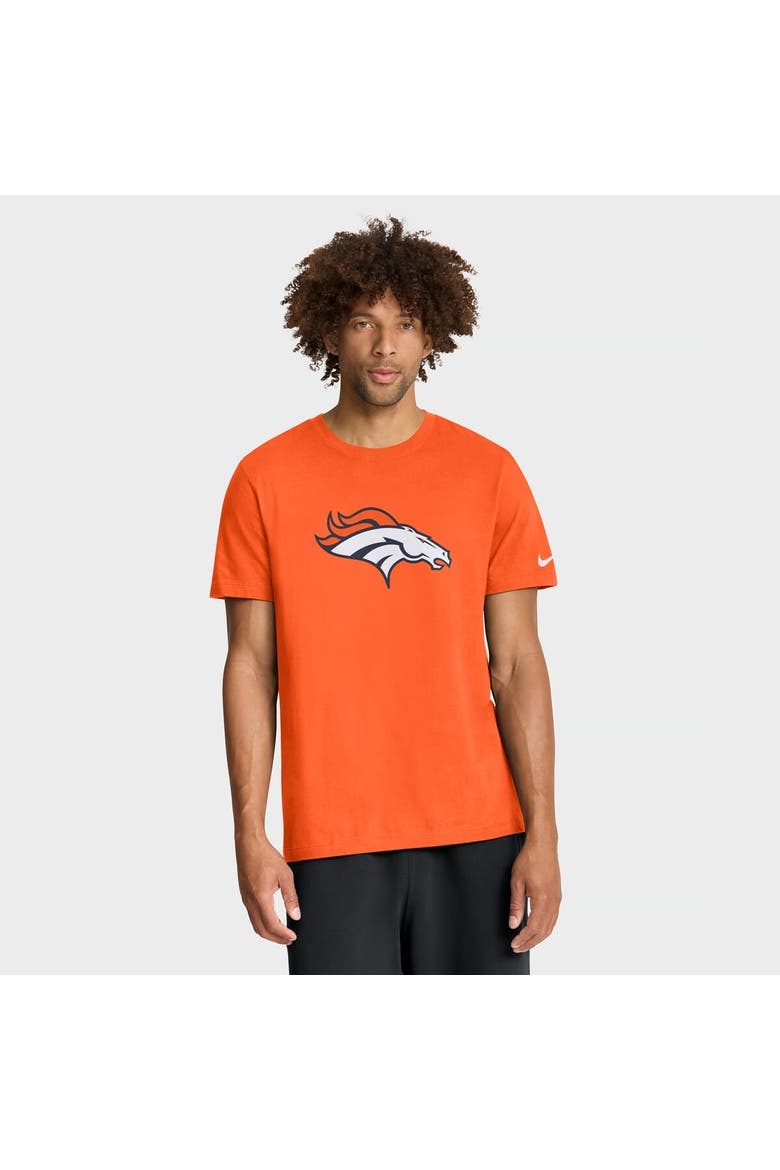 Men's Nike Orange Denver Broncos Essential Logo T-Shirt, Main, color, Orange