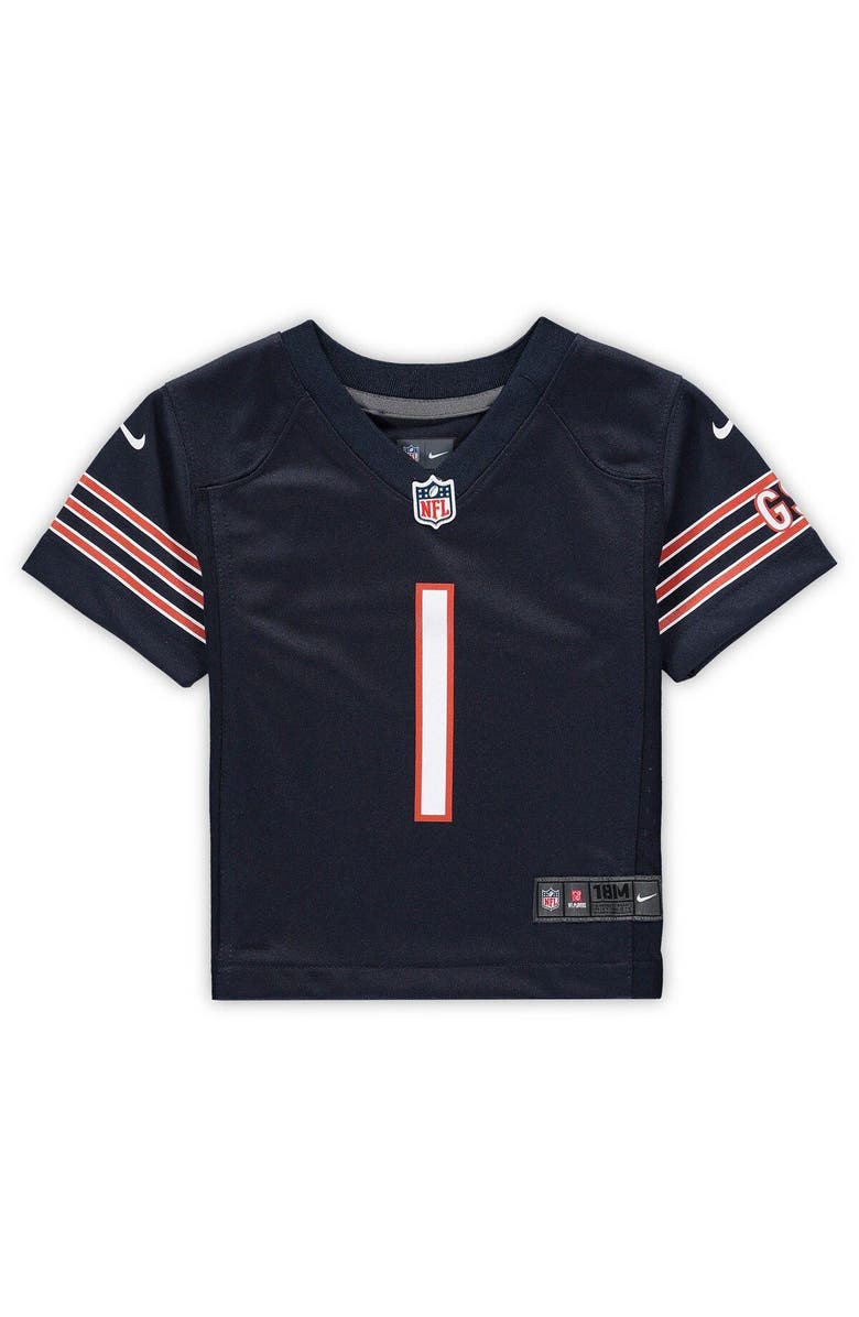 Nike Infant Nike Justin Fields Navy Chicago Bears Game Jersey, Alternate, color, 
