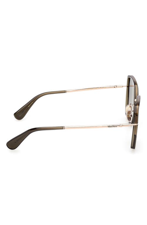 Max Mara 57mm Square Sunglasses In Multi