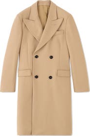 Fortela Ernesto Wool Double-Breasted Coat