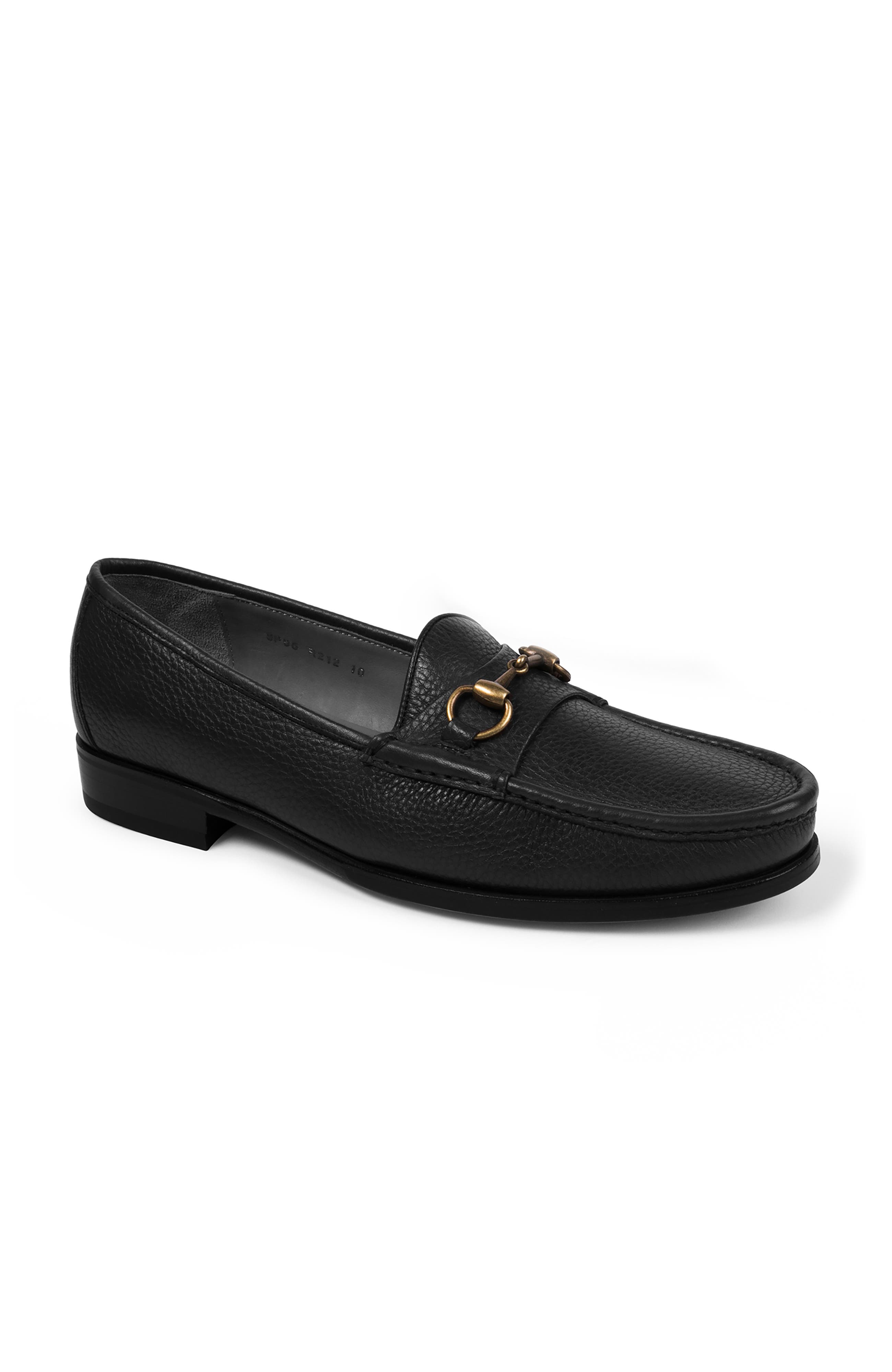 Anthony Veer Lucca Bit Loafer, Main, color, Black