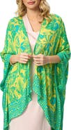 SAACHI Tropical Woodblock Short Duster