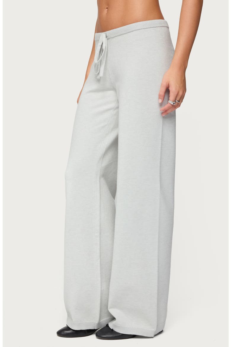 Embryn Knit Drawstring Pants, Alternate, color, LIGHT-GREY-MELANGE