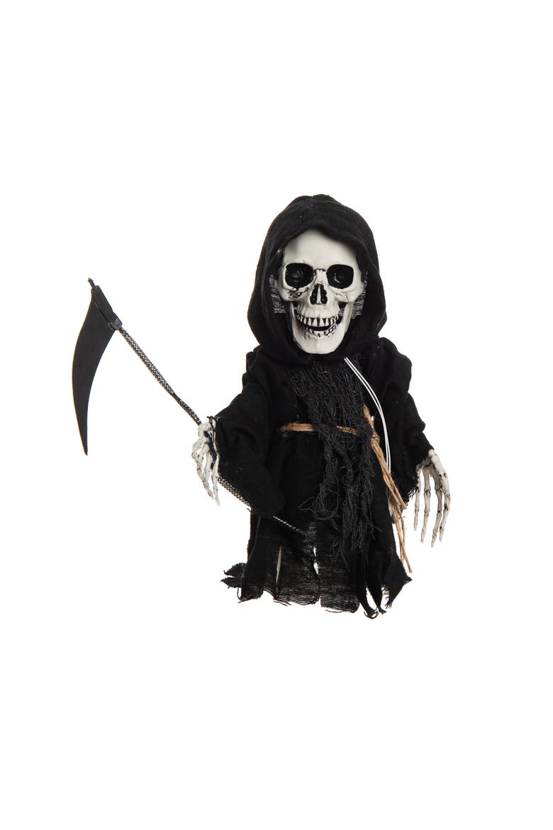 Walking Reaper Halloween Small Figurine, Main, color, Black