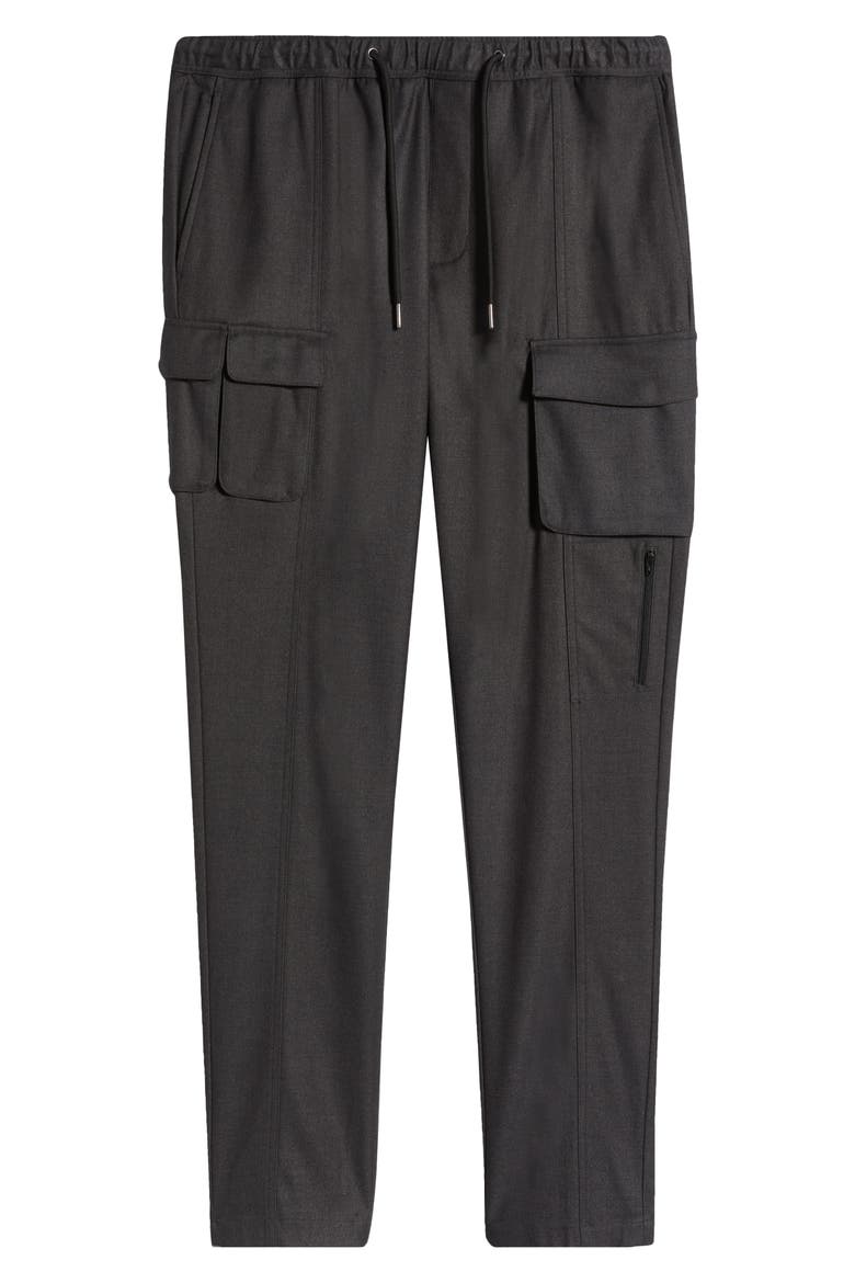 Tech Cargo Pants, Alternate, color, DARK GREY CHARCOAL HEATHER