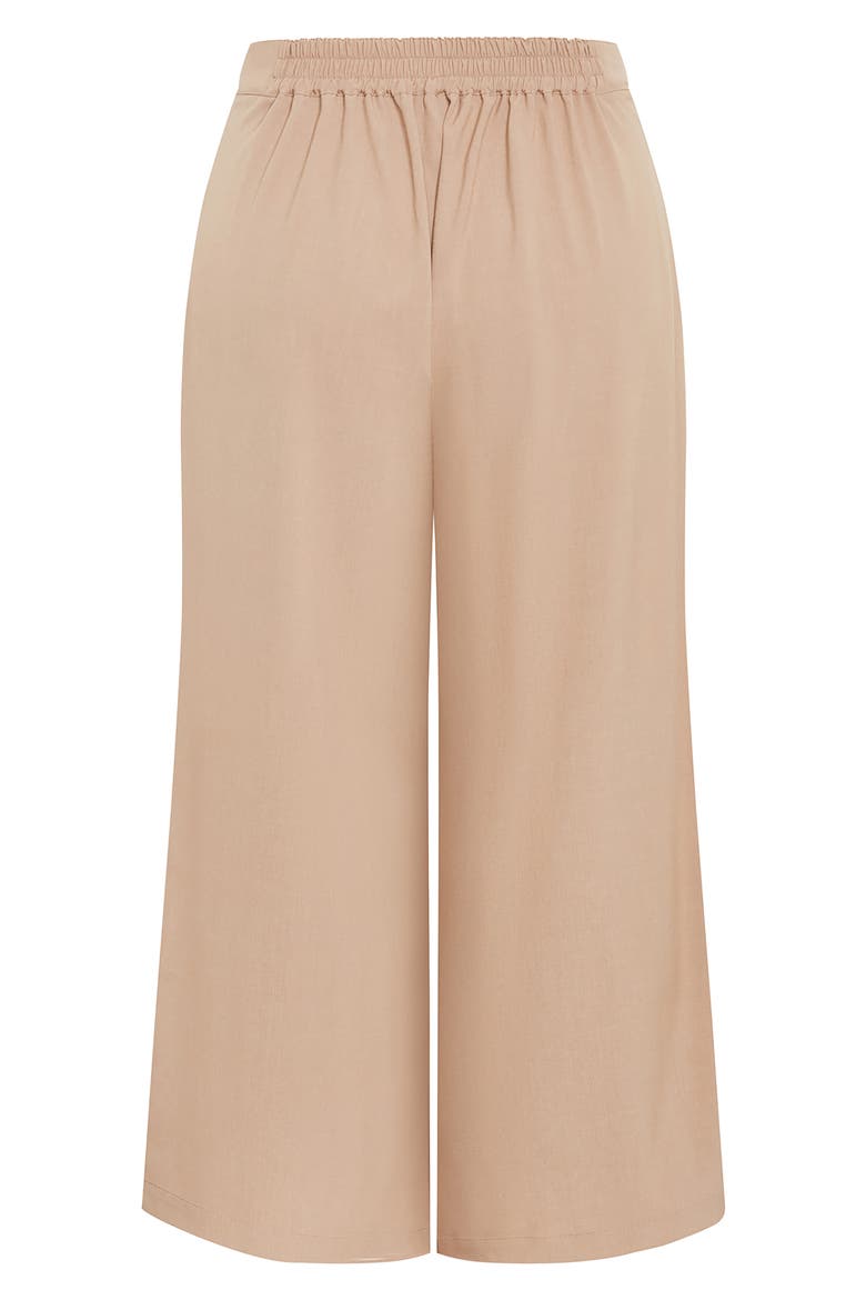 Abbigail Wide Leg Pants, Alternate, color, TAUPE MELANGE