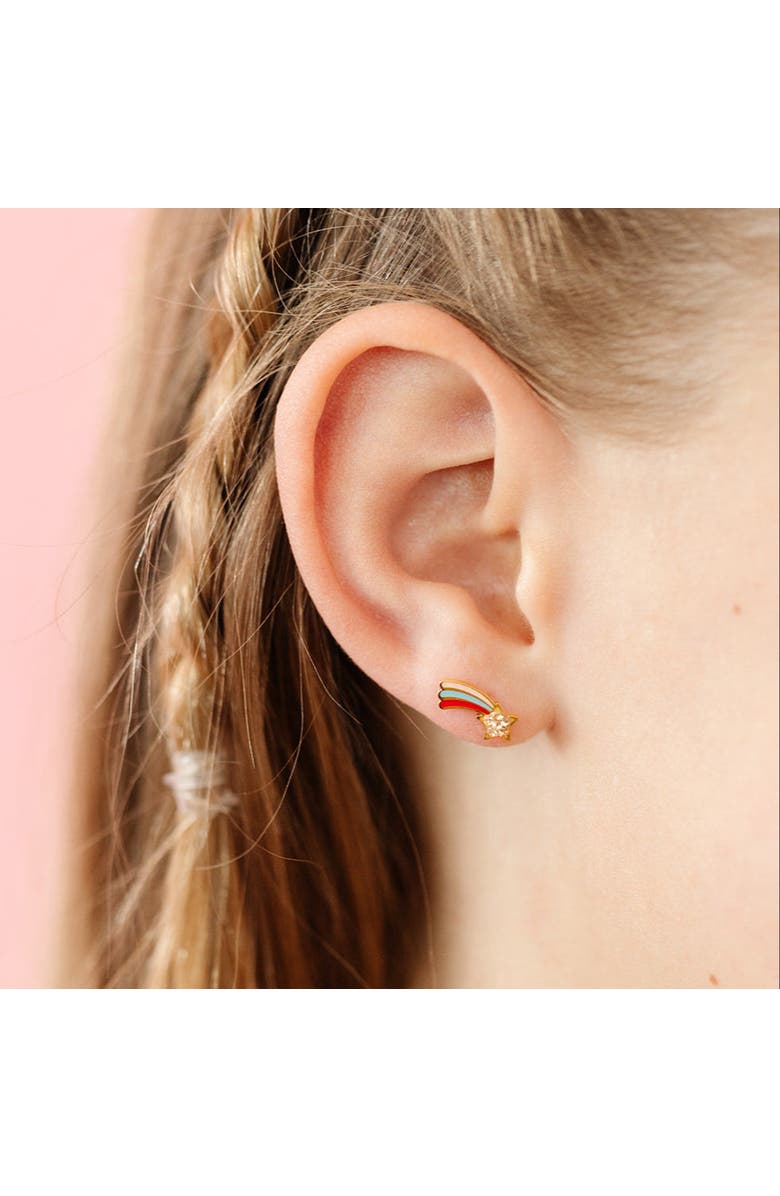 Pip Pop Shooting Star Stud Earrings, Alternate, color, Multi