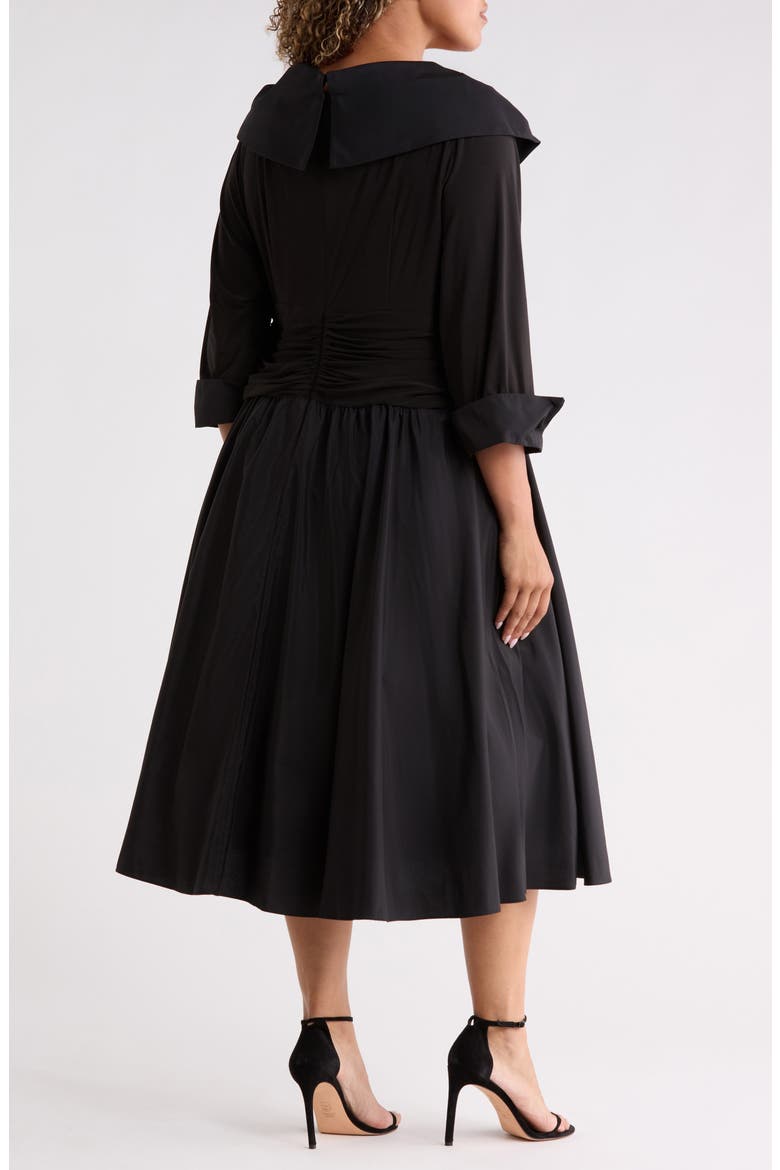 Rhinestone Cuff Cocktail Dress, Alternate, color, BLACK