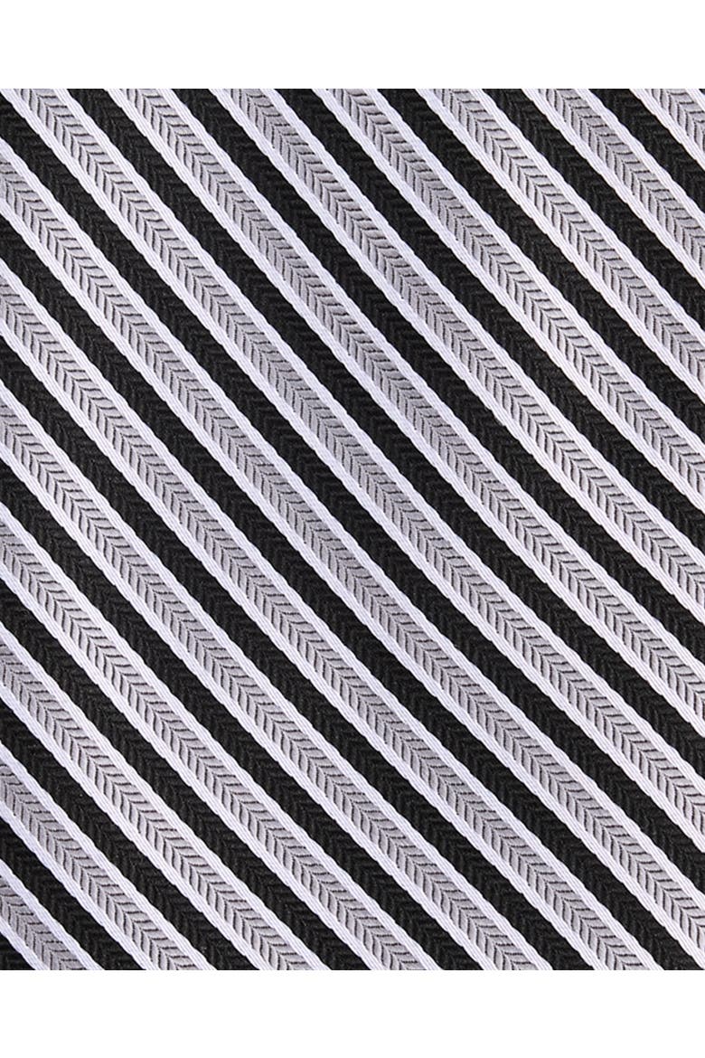 Big & Tall  Striped Tie, Alternate, color, GREY