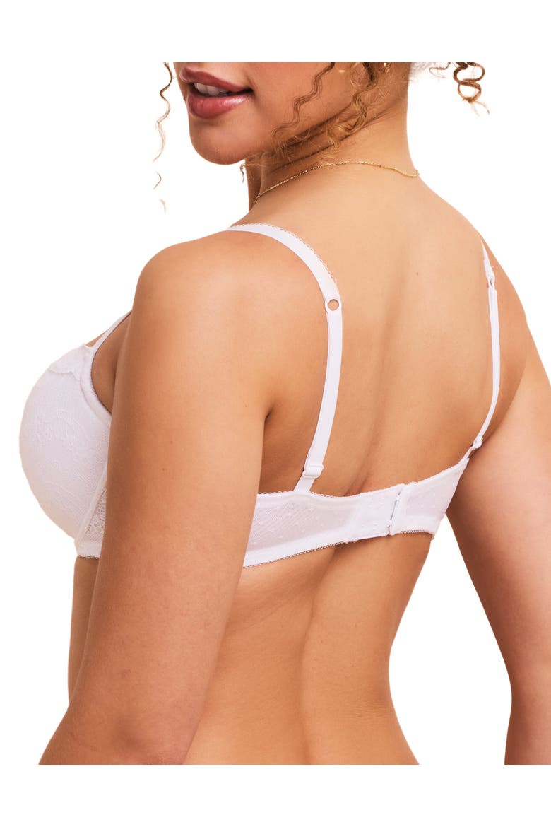 Lucie Contour Balconette Bra, Alternate, color, White