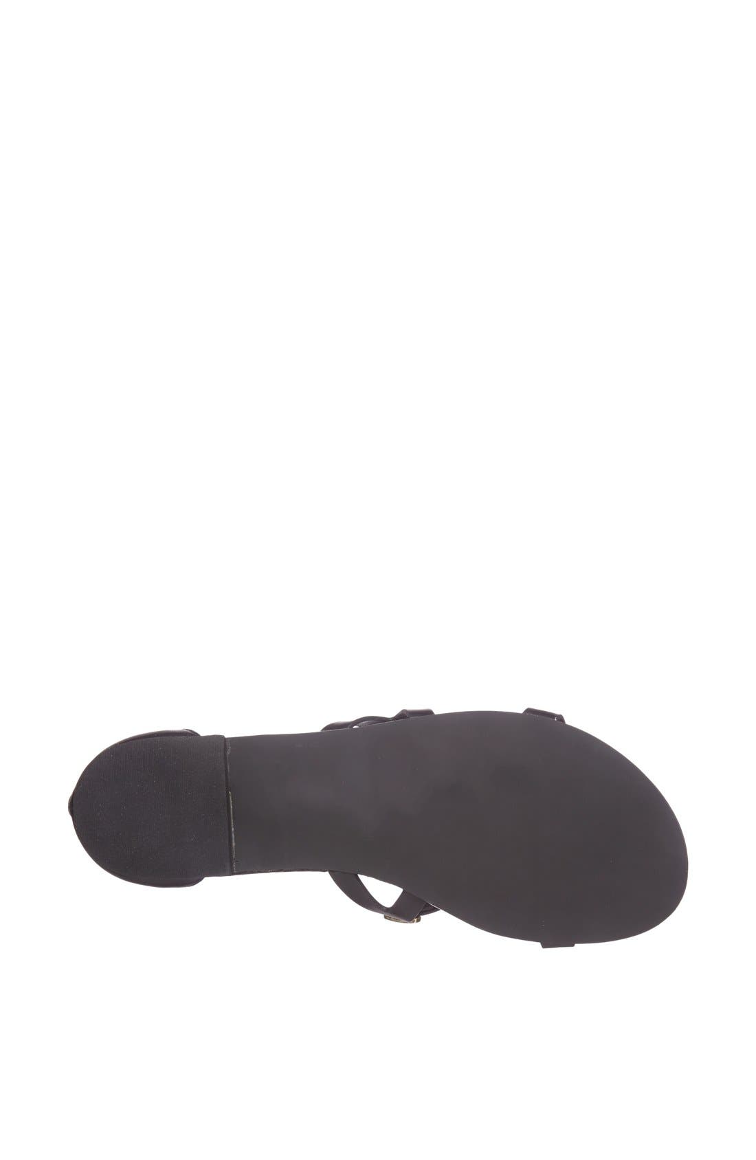 'Comma' Sandal, Alternate, color, BLACK