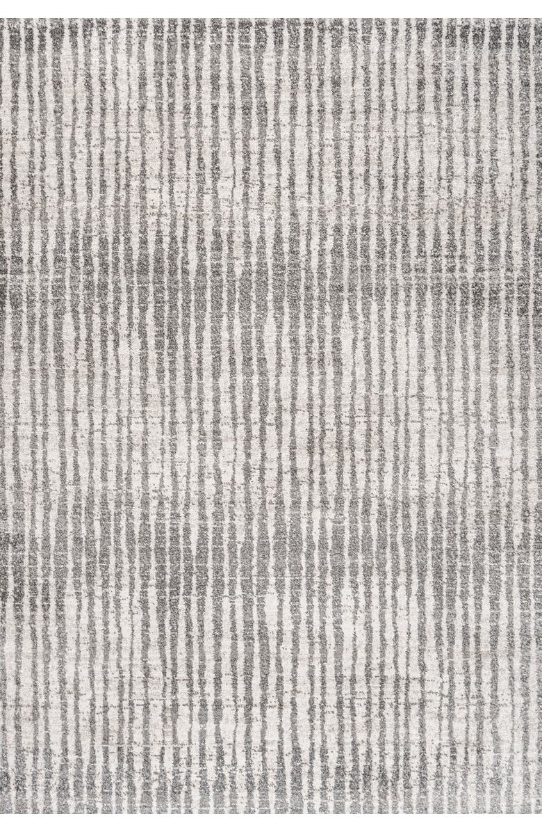 JONATHAN Y Skoura Modern Bold Stripe Area Rug, Main, color, Beige/Dark Gray