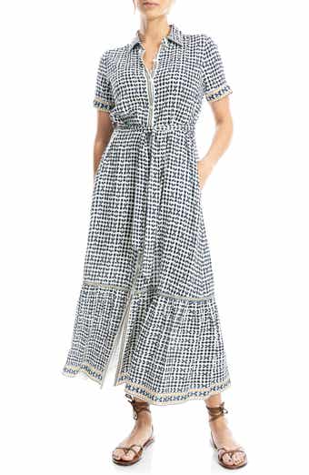 MAX STUDIO Short Sleeve Shirtdress