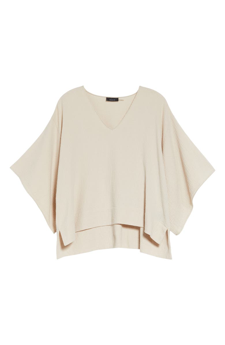 Natori Onsen Cropped Cotton Sleep Shirt, Alternate, color,