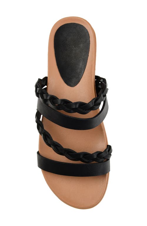 Journee Collection Colette Slide Sandal In Black