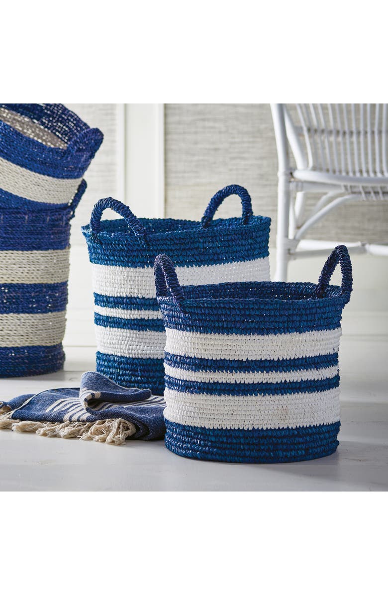 Napa Home & Garden Barclay Butera Totes Adore Market Totes, Set Of 2, Alternate, color, Blue