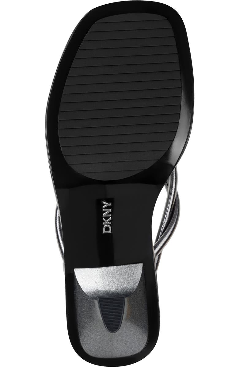 DKNY Rabun Flip Flop, Alternate, color, Nickel