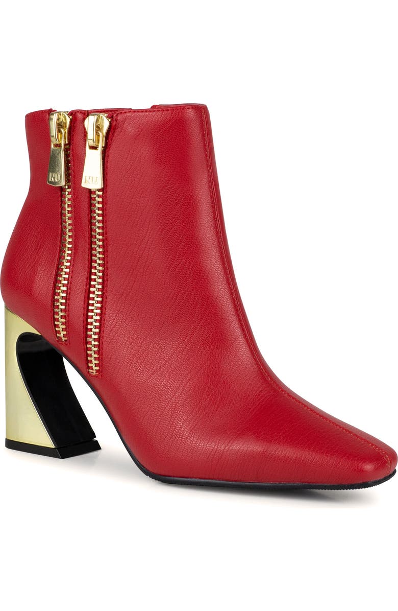NINETY UNION Square Toe Boot, Main, color, Red