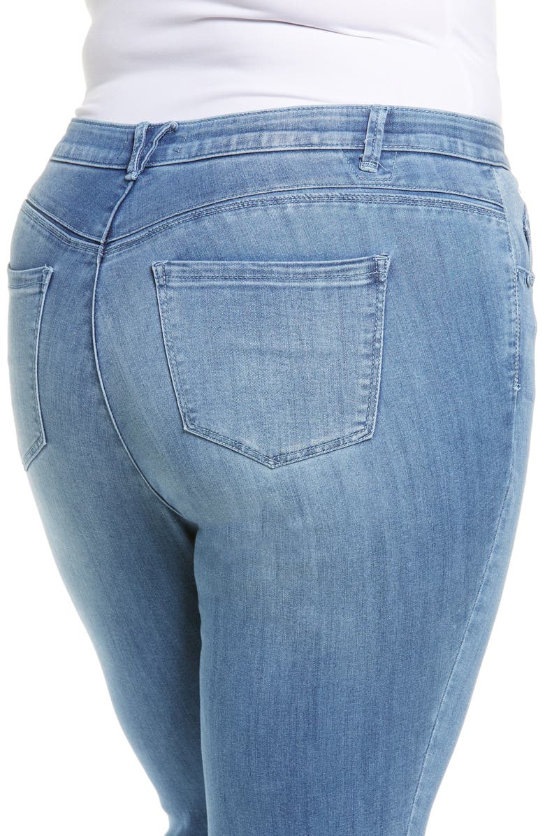 Wit & Wisdom 'Ab'Solution High Waist Utility Jeans, Alternate, color, Lb - Light Blue