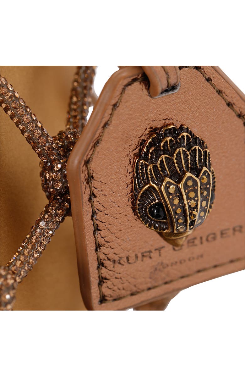 Kurt Geiger London Small Crystal Macramé Bag, Alternate, color, Rust/ Copper