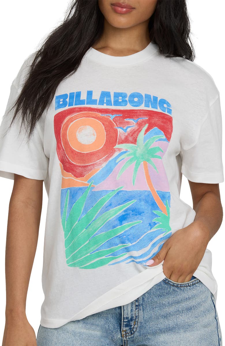 Billabong Highs & Lows Graphic T-Shirt, Alternate, color, Salt Crystal