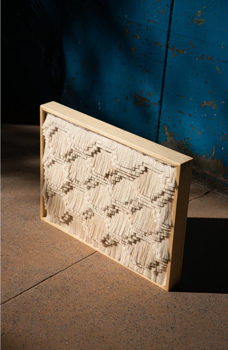 Caralarga Mictlán Wall Art, Alternate, color, White