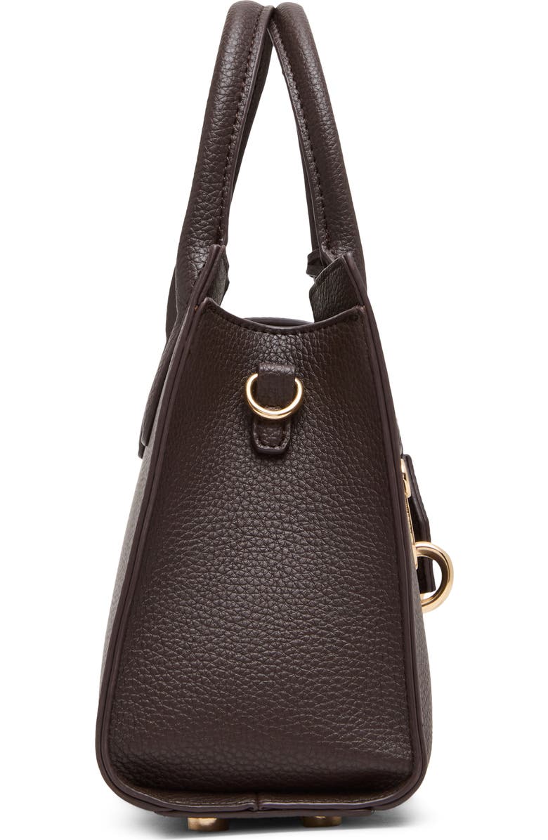Anne Klein Small Satchel, Alternate, color, Espresso