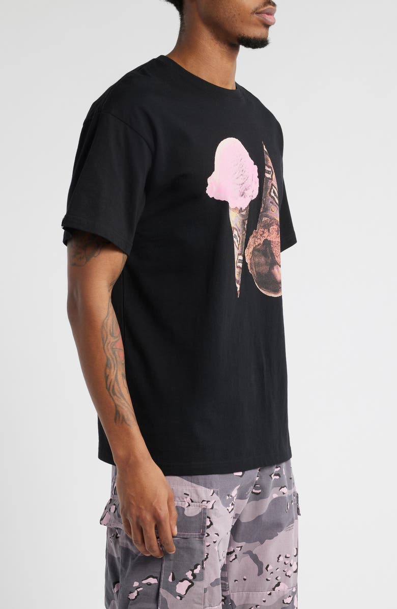 ICECREAM They Were Cones Graphic T-Shirt, Alternate, color, Black