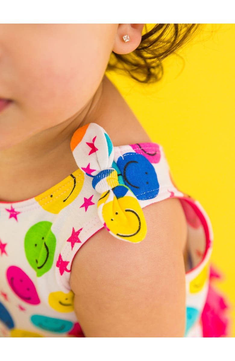 RuffleButts Baby/Toddler Knit Tie Shoulder Bubble Romper, Alternate, color,