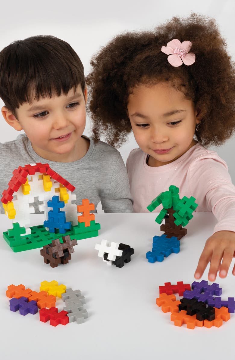 Plus-Plus USA 200-Piece BIG Basic Playset with 2 Baseplates, Alternate, color, Blue
