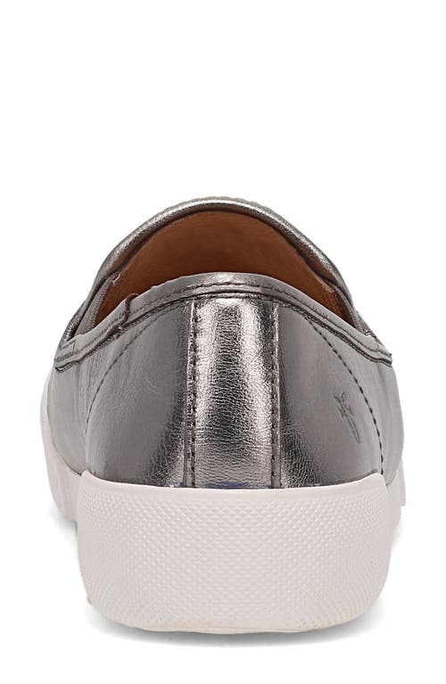 Frye Mia Slip-on Sneaker In Dark Pewter