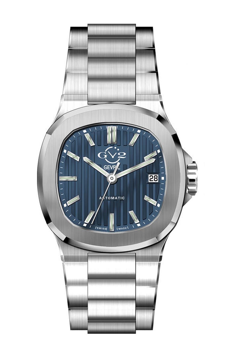 GV2 Men's GV2 Potente Texture Blue Dial Watch, 39mm, Main, color, 