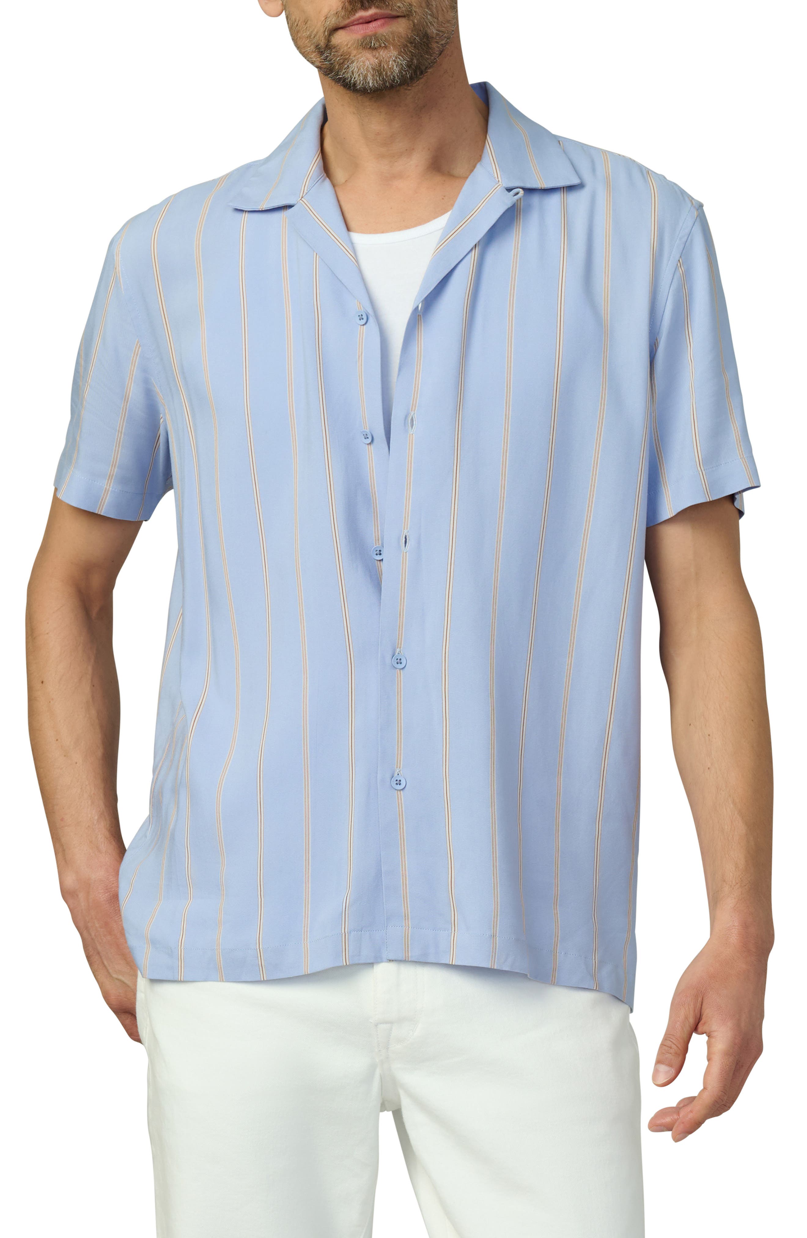 Stripe Camp Shirt - image 3