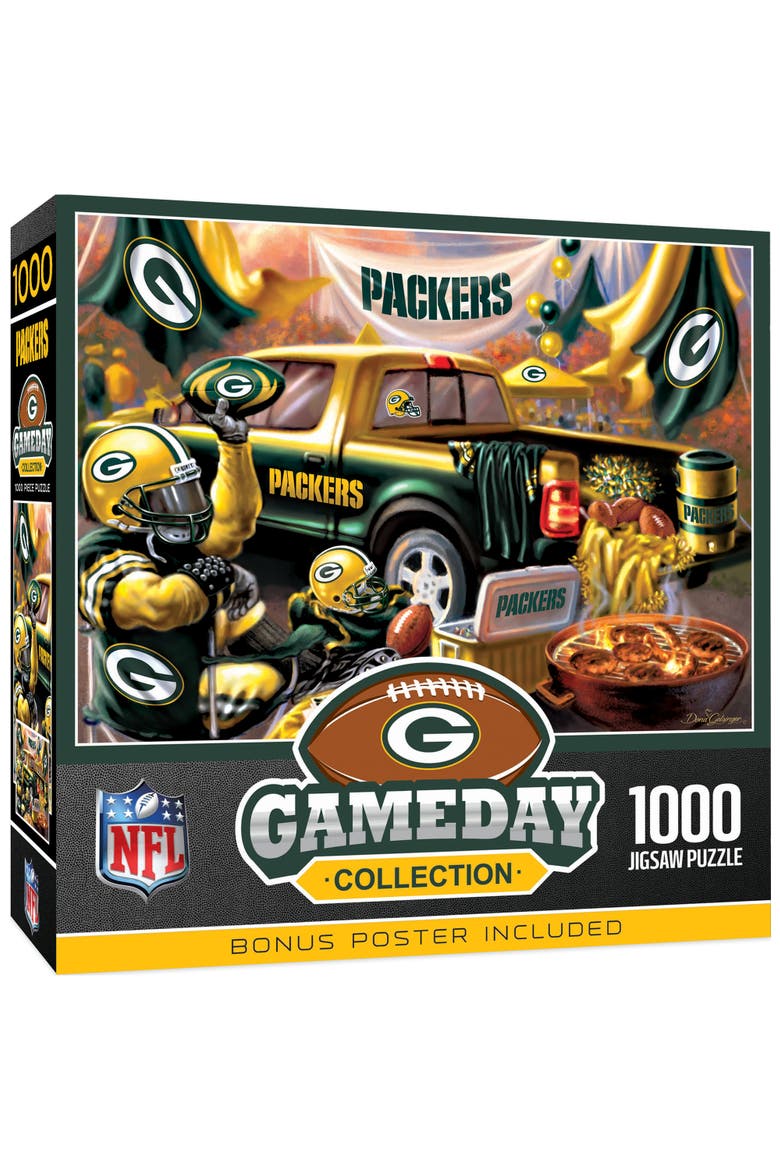 Green Bay Packers Gameday 1000pc Puzzle, Main, color, Multicolor