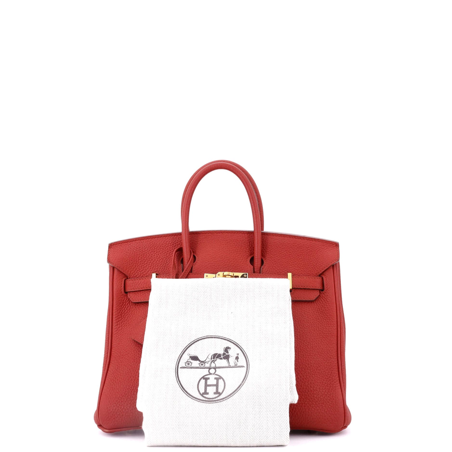 Pre-Owned Hermes Birkin Handbag Red Togo with Gold Hardware 25, Alternate, color, Vermillon