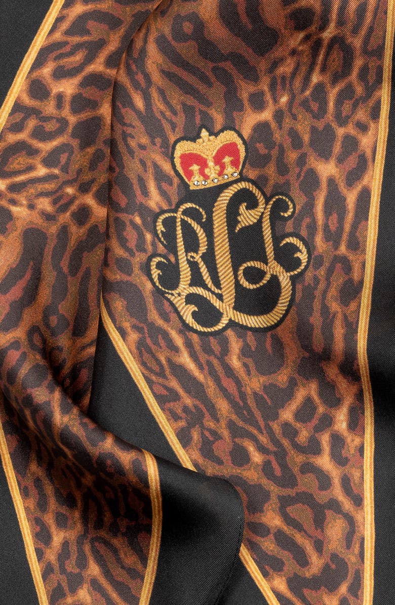 Lauren Ralph Lauren Animal Small Diamond, Alternate, color, Black