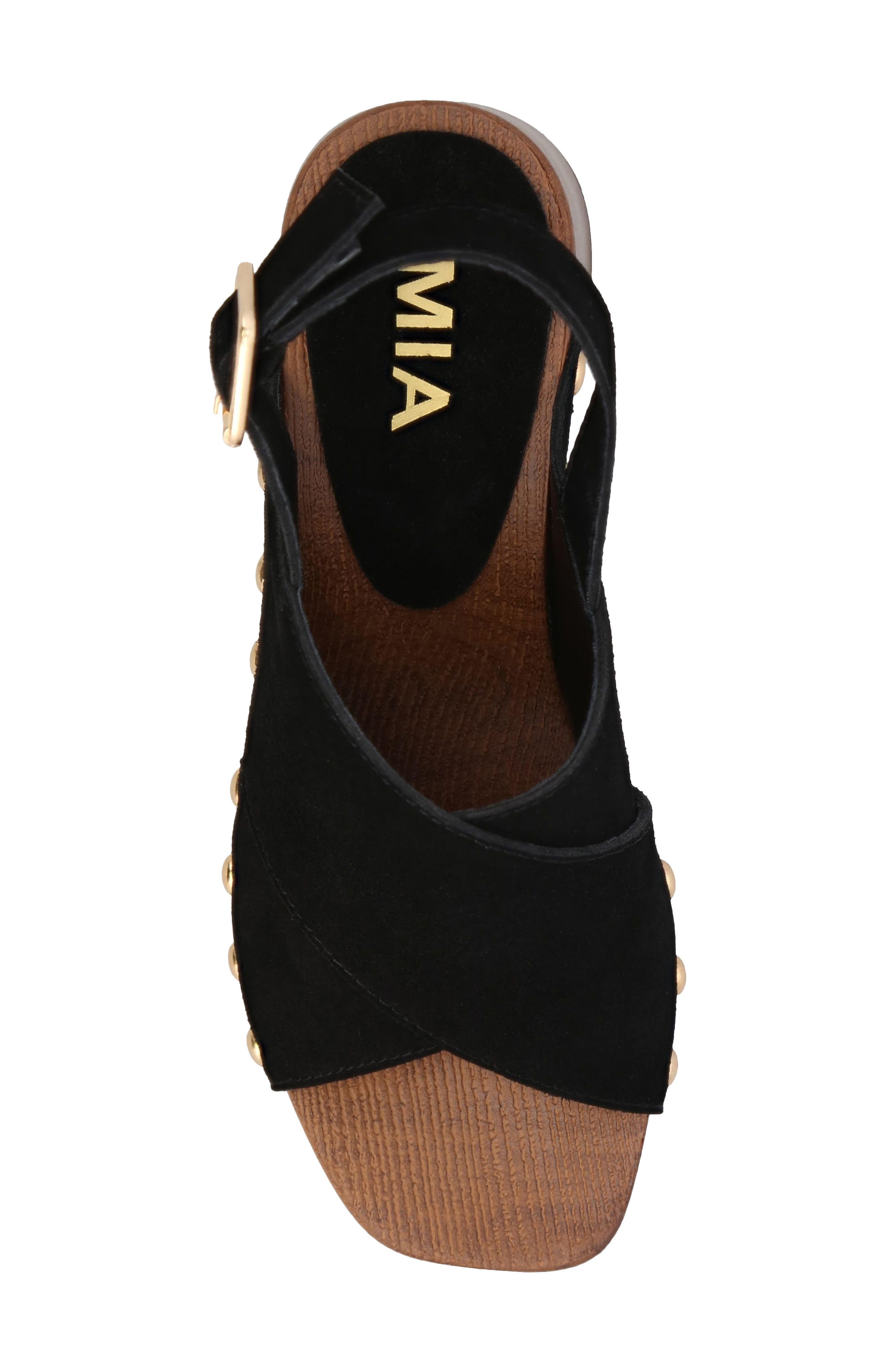 MIA Eudora Sandal, Alternate, color, Black